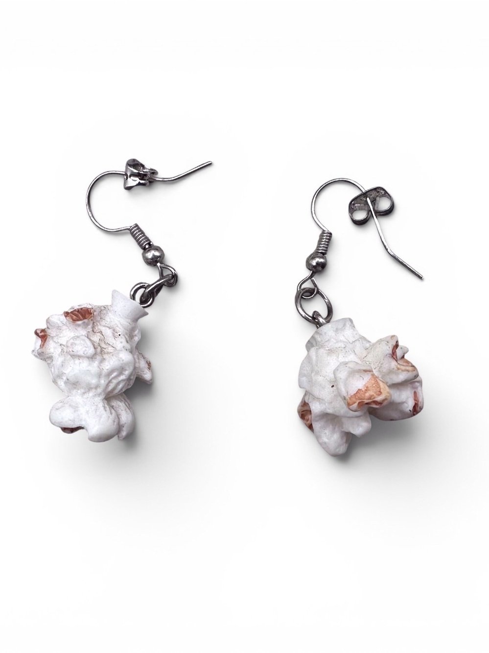 Nickel-Free Handmade Popcorn Earrings Movie date night aesthetic